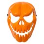 Máscara Caveira Abóbora Laranja Importado