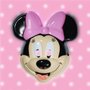 Máscara Laço Rosa Rosto Minnie Alpha