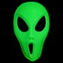 Máscara Neon Alien ET Verde Halloween Importado