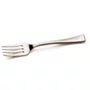 Mini Garfo de Sobremesa Inox Plástico C/24 Unidades