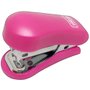 Mini Grampeador de Mesa Metálico 15fls G101 Rosa Tilibra