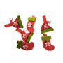 Mini Pregador Natalino 4,5cm com 3 Unidades Gorro Papai Noel BR Decor