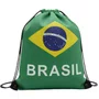 Mochila Bandeira Brasil Tecido 30x40cm