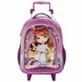 Mochila Com Rodas Jolie Ruiva Luxo Tilibra