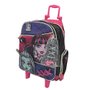 Mochila Com Rodas Monster High Vampirela Preta/Roxa Sestini
