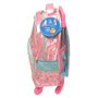 Mochila Com Rodas Sereia Sweet Queen Rosa Clio Style