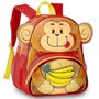 Mochila De Costas Baby Macaco Vermelha Clio Style