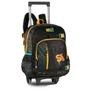 Mochila Escolar Com Roda Grande Preta Skate Ref. SK25047J Clio