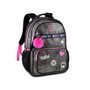 Mochila Escolar S/ Roda Gde Preta Brilho RB3197 Rebeca Bonbon Clio