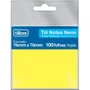 Notas Autoadesivas 76x76mm Amarelo Neon 100fls Tilibra