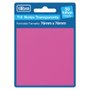 Notas Autoadesivas Transparentes Rosa 50fls Tili Notes Tilibra