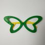 Óculos Borboleta Verde e Amarelo com 10 Unidades Copa Rasul