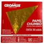 Papel Chumbo Ouro 8cm x 7,8cm 300 Unidades Cromus