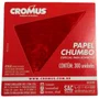 Papel Chumbo Vermelho 12Cm X 11,8Cm 300 Unidades Cromus