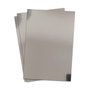 Papel Lamicote Prata A-4 250g C/ 10 Folhas Off Paper