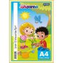 Papel Sulfite A-4 Colorido 4 Cores C/100 Fls Janda