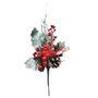 Pick Pássaro e Frutinhas Vermelho 35cm Galhos Matsumoto