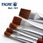 Pincel Orelha de Boi Chato Ref 181 N. 14 Tigre