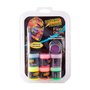 Pintura Facial 6 Cores Flúor Pincel E Glitter Kit Rostinho Pintado