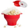 Pipoqueira de Micro-ondas Silicone Vermelho Mori