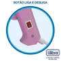 Pistola Cola Quente Fina APL 11 Rosa Tilibra