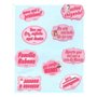 Placa Divertida Bebe Menina C/ 9 Un R66613 Piffer