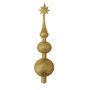Ponteira de Árvore Ouro com Glitter 34cm Matsumoto