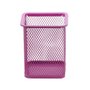 Porta Canetas Aramado Quadrado Rosa Brw
