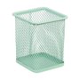 Porta Canetas Aramado Quadrado Verde Pastel BRW