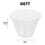 Pote 250ml Cristal PET G 677 com Tampa Bolha Galvanotek com 25 Jogos
