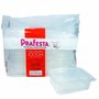 Pote Retangular 1000ml C/20 Conjuntos Cristal PraFesta