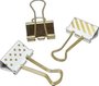 Prendedor de papel Dourado 28mm c/10 unidades Tilibra