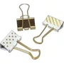 Prendedor de papel Dourado 28mm c/10 unidades Tilibra