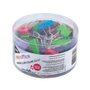 Prendedor de Papel Pop Office Binder Clips Color 25mm Colorido Neon Tris C/ 48un