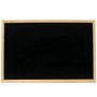 Quadro Negro 0,38x0,38 Preto Moldura Madeira Stalo Ref 4112