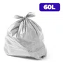 Saco Lixo Leitoso 60 Litros Grosso Pacote C/ 80 Unidades