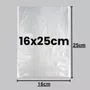Saco Plástico Virgem 16X25 0,10 por Kg