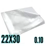 Saco Plástico Virgem 22x30 0.10 1kg