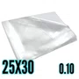 Saco Plástico Virgem 25x30 0.10 1kg