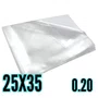 Saco Plástico Virgem 25x35 0.20 1kg