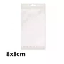 Saco PP 08x08 cm Adesivado com Solapa 100 Unidades Cromus