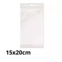 Saco PP 15x20 cm Adesivado com Solapa 100 Unidades Cromus