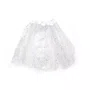 Saia Tule Branca com Brilho Unidade 40cm