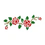 Stencil Rosas Floral Ref 30000 1181 Acrilex