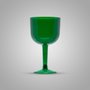 Taca Acrílica Gin Verde 500ml PlastiLânia