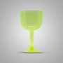 Taca Acrílica Gin Verde Neon 500ml Plastilânia