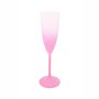 Taça Champagne Rosa Degradê 170ml Neoplas