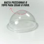 Tampa Bolha com Furo G 676 440/550ml com 50 Unidades Galvanotek