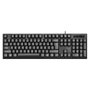 Teclado Universiário com Fio USB Preto MaxPrint