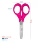 Tesoura Escolar 13 cm Sem Ponta Canhoto Rosa Left Tris